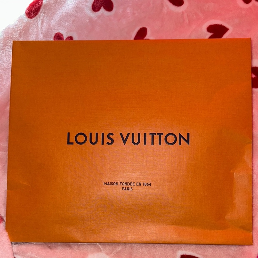 Louis Vuitton Orange Gift Bag